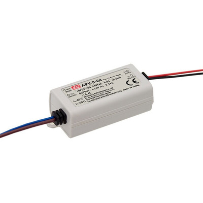 MEAN WELL LED Driver, 5V Output, 7W Output, 0 → 1.4A Output, Constant Voltage