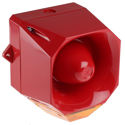 Eaton Series Amber Sounder Beacon, 9 → 60 V dc, IP66, Wall Mount, 110dB at 1 Metre