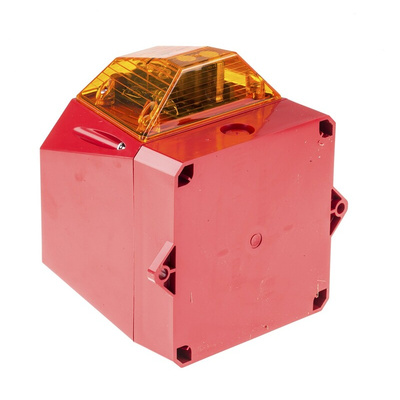Eaton Series Amber Sounder Beacon, 230 V ac, IP66, Wall Mount, 110dB at 1 Metre