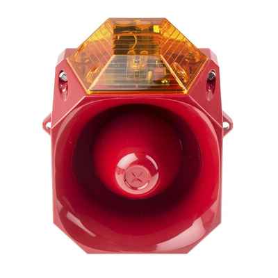 Eaton Series Amber Sounder Beacon, 230 V ac, IP66, Wall Mount, 110dB at 1 Metre