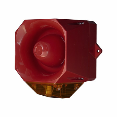 Eaton Series Amber Sounder Beacon, 230 V ac, IP66, Wall Mount, 110dB at 1 Metre
