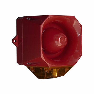 Eaton Series Amber Sounder Beacon, 230 V ac, IP66, Wall Mount, 110dB at 1 Metre