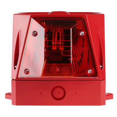 Eaton Series Red Sounder Beacon, 230 V ac, IP66, Wall Mount, 110dB at 1 Metre