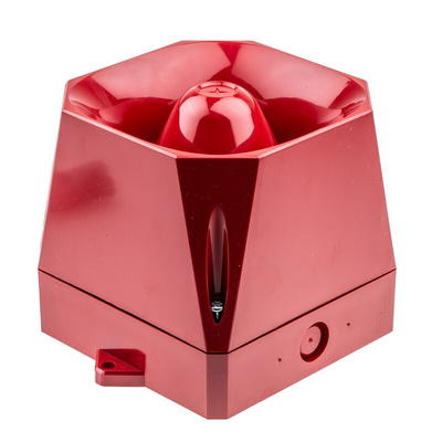 Eaton Series Red Sounder Beacon, 9 → 60 V dc, IP66, Wall Mount, 110dB at 1 Metre