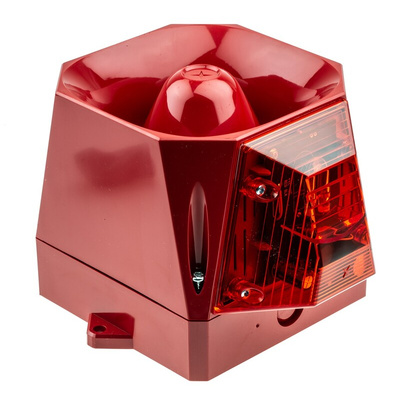 Eaton Series Red Sounder Beacon, 9 → 60 V dc, IP66, Wall Mount, 110dB at 1 Metre