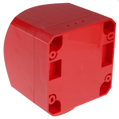 Klaxon PNC Series Red Sounder Beacon, 10 → 60 V dc, IP66, Side Mount, 113dB at 1 Metre