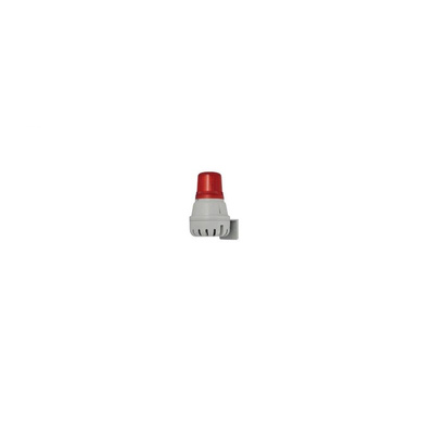e2s H100 Series Red Horn Beacon, 24 V dc, Surface Mount