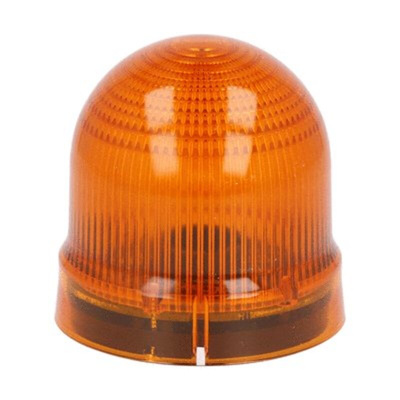 Lovato 8LB6S Series Orange Sounder Beacon, 24 V ac/dc, IP54, 80dB at 1 Metre