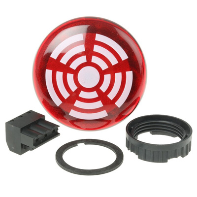 Werma 150 Series Red Buzzer Beacon, 230 V ac, IP65, Panel Mount, 80dB at 1 Metre