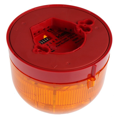 Klaxon Sonos Series Amber Sounder Beacon, 17 → 60 V dc, Wall Mount, 106dB at 1 Metre