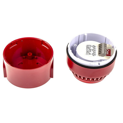 Eaton Series Red Sounder Beacon, 9 → 28 V dc, IP54, IP65, Panel Mount, 101dB at 1 Metre