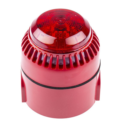 Eaton Series Red Sounder Beacon, 9 → 28 V dc, IP54, IP65, Panel Mount, 101dB at 1 Metre