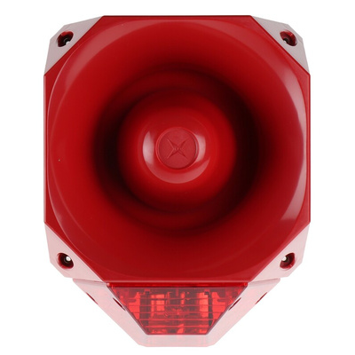 Eaton Series Red Sounder Beacon, 18 → 30 V dc, IP66, Wall Mount, 110dB at 1 Metre