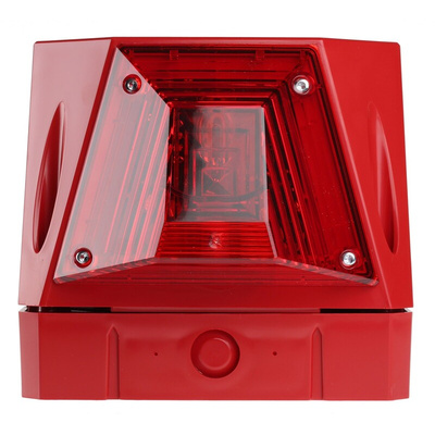 Eaton Series Red Sounder Beacon, 18 → 30 V dc, IP66, Wall Mount, 110dB at 1 Metre