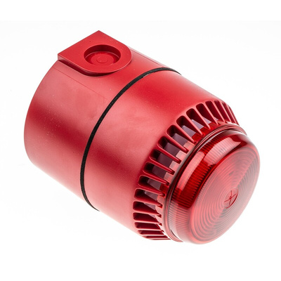 Eaton Series Red Sounder Beacon, 18 → 24 V dc, IP55, IP65, Wall Mount, 101dB at 1 Metre