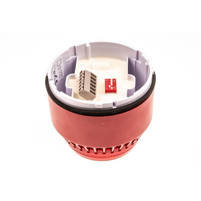 Eaton Series Red Sounder Beacon, 18 → 24 V dc, IP55, IP65, Wall Mount, 101dB at 1 Metre