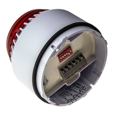 Eaton Series Red Sounder Beacon, 18 → 28 V dc, IP58, IP65, Wall Mount, 101dB at 1 Metre