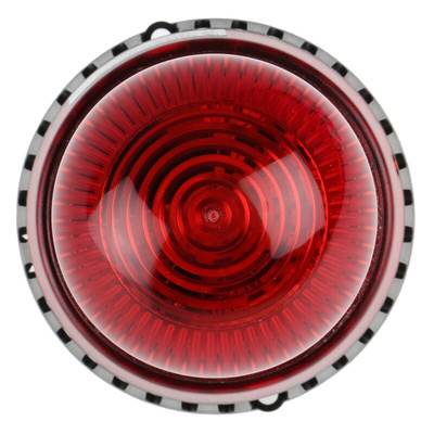 Werma 421 Series Red Sounder Beacon, 24 V ac/dc, IP65, Surface Mount, 105dB at 1 Metre