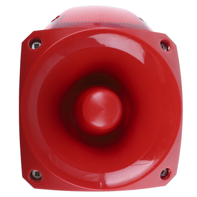 Klaxon Nexus Series Red Sounder Beacon, 10 → 60 V dc, Wall Mount, 105dB at 1 Metre