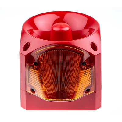 Klaxon Nexus Series Amber Sounder Beacon, 10 → 60 V dc, Wall Mount, 105dB at 1 Metre