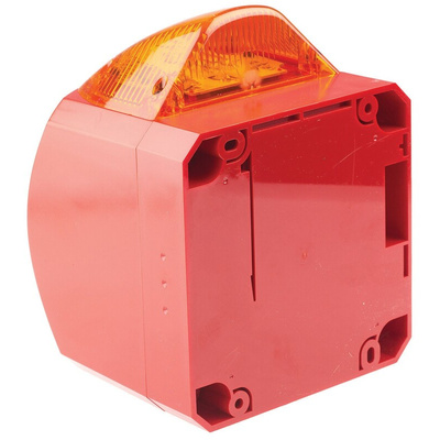 Klaxon Nexus Series Amber Sounder Beacon, 10 → 60 V dc, Wall Mount, 120dB at 1 Metre