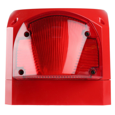 Klaxon Nexus Series Red Sounder Beacon, 110 V ac, 230 V ac, Wall Mount, 120dB at 1 Metre