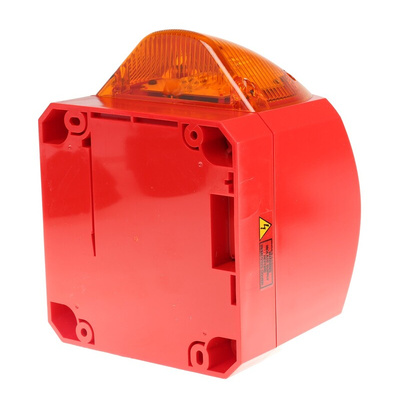 Klaxon Nexus Series Amber Sounder Beacon, 110 V ac, 230 V ac, Wall Mount, 120dB at 1 Metre