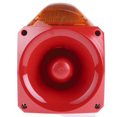 Klaxon Nexus Series Amber Sounder Beacon, 110 V ac, 230 V ac, Wall Mount, 110dB at 1 Metre