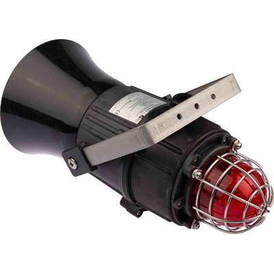 e2s E2xC1X05F Series Red Sounder Beacon, 24 V dc, IP66, Surface Mount, 116dB at 1 Metre