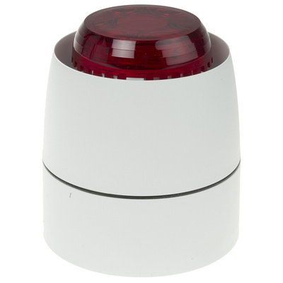Cranford Controls Combi 32 Series Red Sounder Beacon, 18 → 35 V dc, Surface Mount, 93dB at 1 Metre