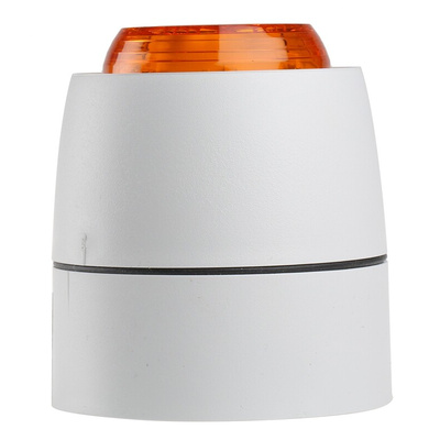 Cranford Controls Combi 32 Series Amber Sounder Beacon, 18 → 35 V dc, Surface Mount, 93dB at 1 Metre