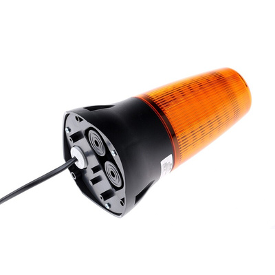 Moflash LEDA125 Series Amber Buzzer Beacon, 230 V ac, IP65, Surface Mount, 90dB at 1 Metre