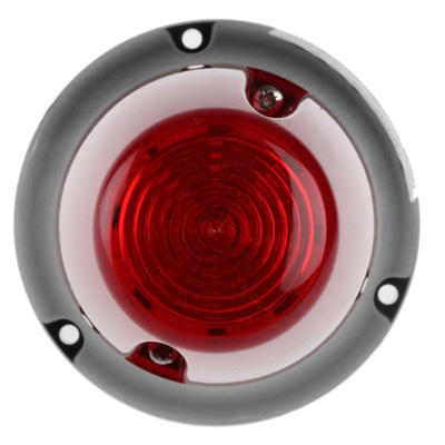Moflash LEDA125 Series Red Buzzer Beacon, 24 V dc, IP65, Surface Mount, 90dB at 1 Metre
