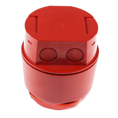 Hosiden Besson Banshee Excel Lite Series Red Sounder Beacon, 9 → 30 V dc, Bayonet Mount, 110dB at 1 Metre
