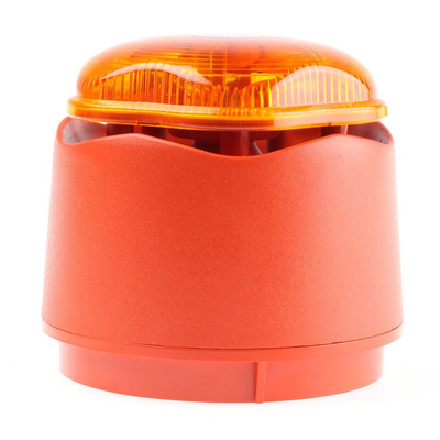 Hosiden Besson Banshee Excel Lite Series Amber Sounder Beacon, 9 → 30 V dc, Bayonet Mount, 110dB at 1 Metre