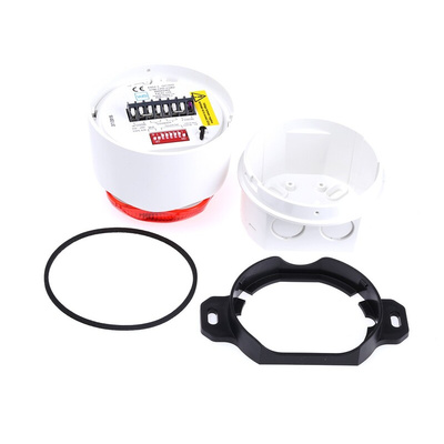Hosiden Besson Banshee Excel Lite Series Red Sounder Beacon, 9 → 30 V dc, Bayonet Mount, 110dB at 1 Metre