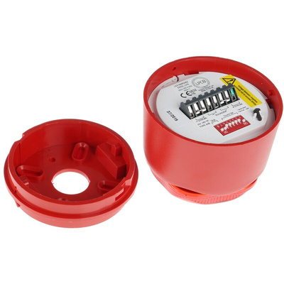 Hosiden Besson Banshee Excel Lite Series Red Sounder Beacon, 9 → 30 V dc, IP45, Bayonet Mount, 110dB at 1 Metre