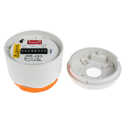 Hosiden Besson Banshee Excel Lite Series Amber Sounder Beacon, 9 → 30 V dc, Bayonet Mount, 110dB at 1 Metre
