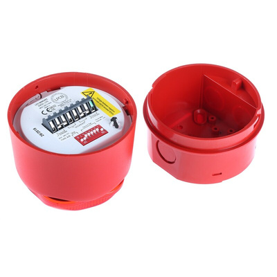 Hosiden Besson Banshee Excel Lite Series Red Sounder Beacon, 9 → 30 V dc, IP66, Bayonet Mount, 110dB at 1 Metre