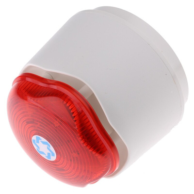 Hosiden Besson Banshee Excel Lite Series Red Sounder Beacon, 9 → 30 V dc, IP45, Bayonet Mount, 110dB at 1 Metre