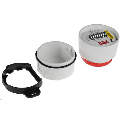 Hosiden Besson Banshee Excel Lite Series Red Sounder Beacon, 9 → 30 V dc, IP66, Bayonet Mount, 110dB at 1 Metre