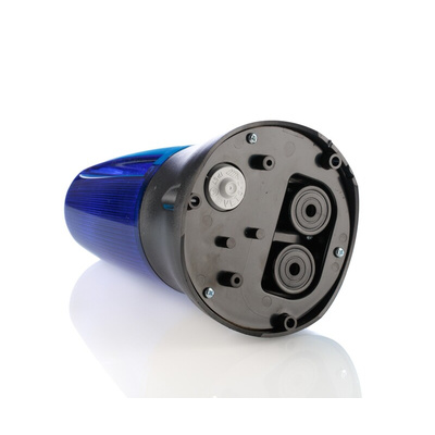 Moflash LEDA125 Series Blue Buzzer Beacon, 230 V ac, IP65, Base Mount, 90dB at 1 Metre