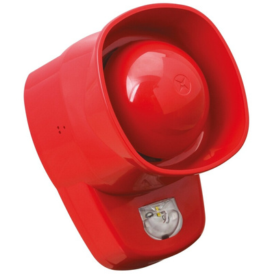 Eaton Series Red Sounder Beacon VAD, 18 → 28 V dc, Wall Mount, 100dB at 1 Metre