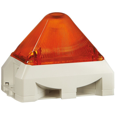 Pfannenberg PY X-MA-05 Series Amber Sounder Beacon, 230 V ac, Base Mount, 100dB at 1 Metre