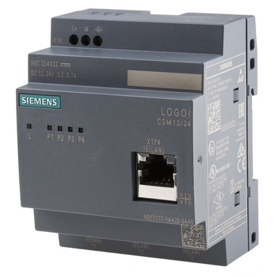 Siemens Ethernet Switch, 4 RJ45 port DIN Rail Mount