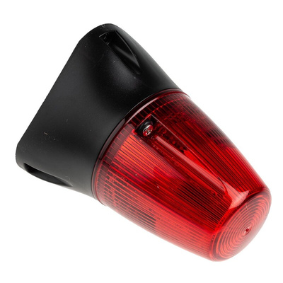 Moflash LEDA100 Series Red Buzzer Beacon, 10 → 17 V ac/dc, IP65, Surface Mount, Wall Mount, 80dB at 1 Metre