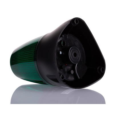 Moflash LEDA100 Series Green Buzzer Beacon, 85 → 280 V ac, 85 → 380 V dc, IP65, Surface Mount, 80dB at 1