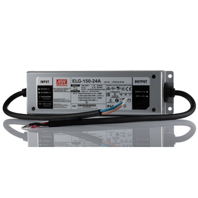 MEAN WELL LED Driver, 24V Output, 150W Output, 6A Output, Constant Current / Constant Voltage Dimmable