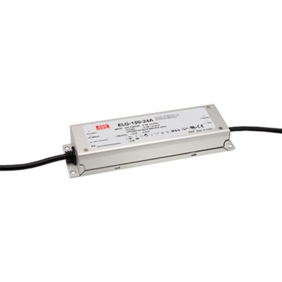 MEAN WELL LED Driver, 115V Output, 150W Output, 1.4A Output, Constant Current Dimmable