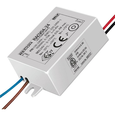 Recom LED Driver, 24V dc Output, 4W Output, 170mA Output, Constant Voltage